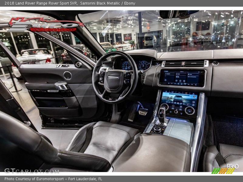 Santorini Black Metallic / Ebony 2018 Land Rover Range Rover Sport SVR