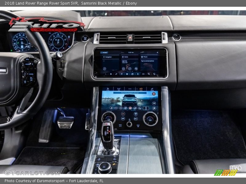 Santorini Black Metallic / Ebony 2018 Land Rover Range Rover Sport SVR