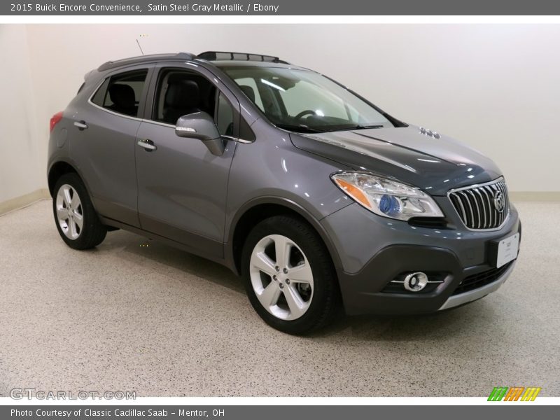 Satin Steel Gray Metallic / Ebony 2015 Buick Encore Convenience