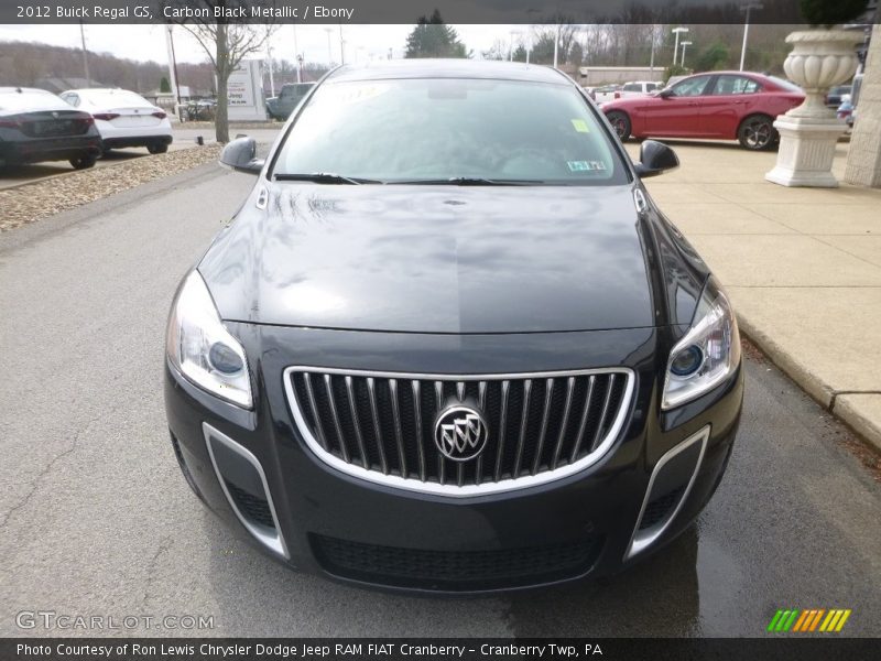 Carbon Black Metallic / Ebony 2012 Buick Regal GS