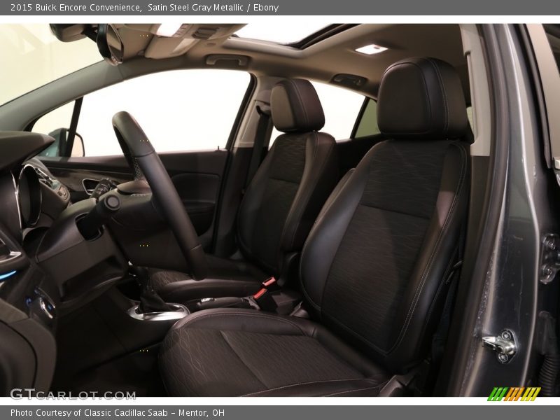 Satin Steel Gray Metallic / Ebony 2015 Buick Encore Convenience