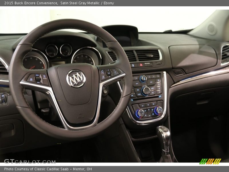 Satin Steel Gray Metallic / Ebony 2015 Buick Encore Convenience