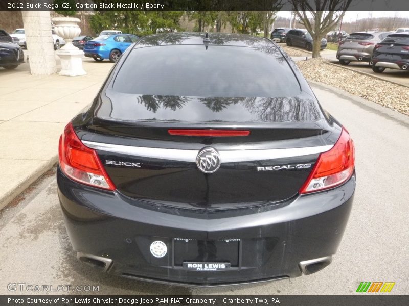 Carbon Black Metallic / Ebony 2012 Buick Regal GS