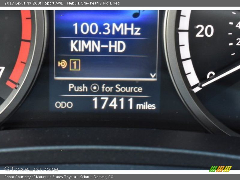 Nebula Gray Pearl / Rioja Red 2017 Lexus NX 200t F Sport AWD