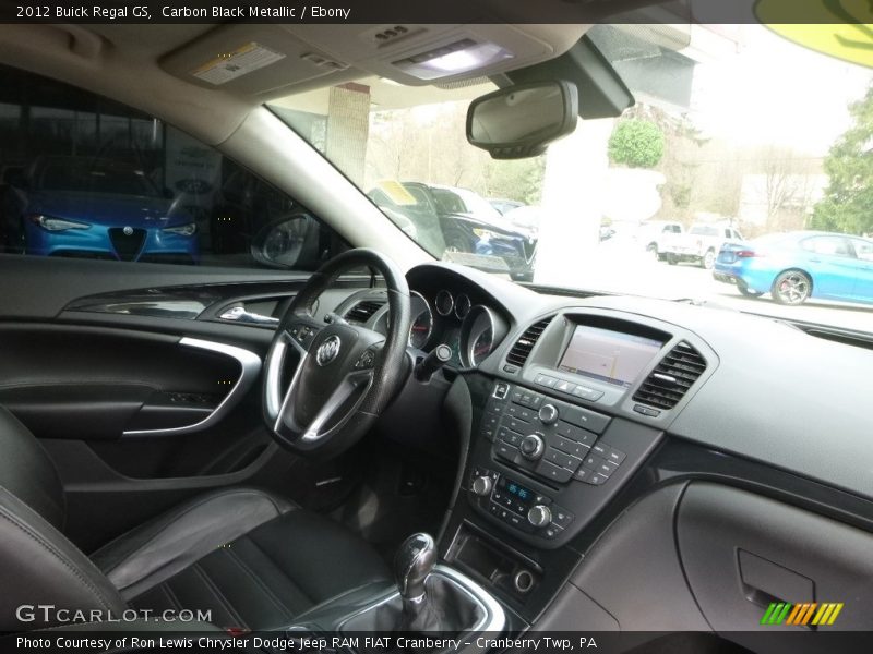 Carbon Black Metallic / Ebony 2012 Buick Regal GS