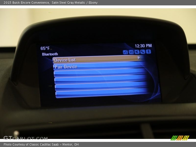 Satin Steel Gray Metallic / Ebony 2015 Buick Encore Convenience