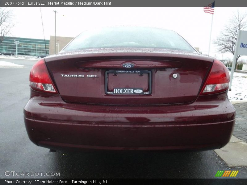 Merlot Metallic / Medium/Dark Flint 2007 Ford Taurus SEL