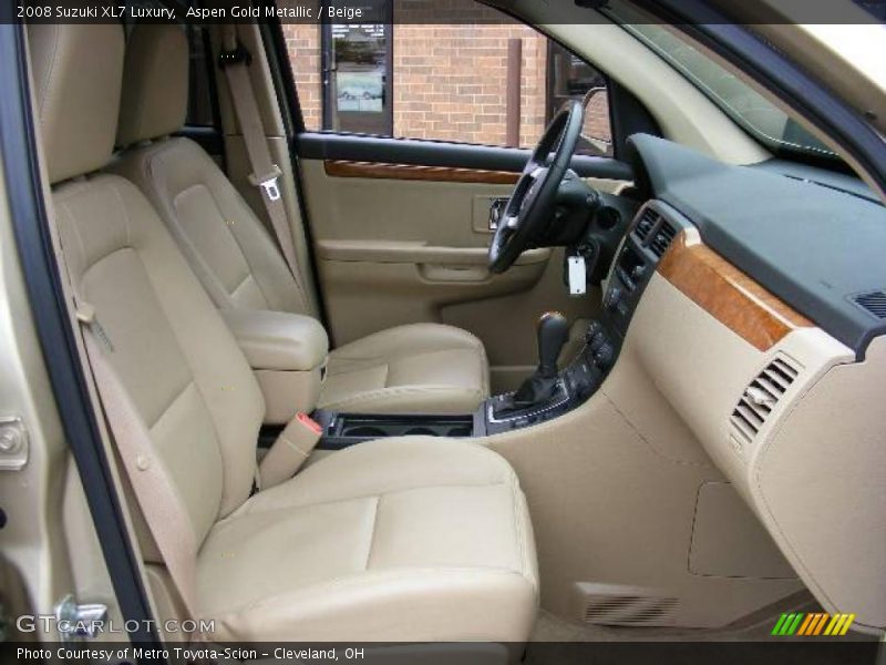 Aspen Gold Metallic / Beige 2008 Suzuki XL7 Luxury