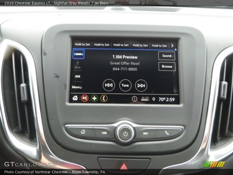 Nightfall Gray Metallic / Jet Black 2019 Chevrolet Equinox LT