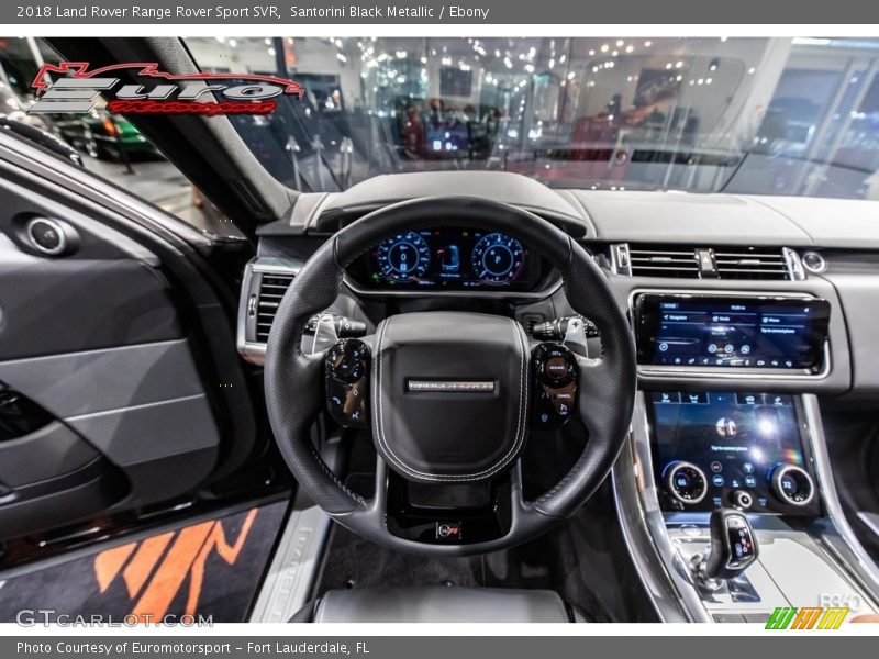 Santorini Black Metallic / Ebony 2018 Land Rover Range Rover Sport SVR