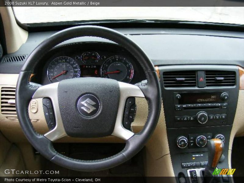 Aspen Gold Metallic / Beige 2008 Suzuki XL7 Luxury