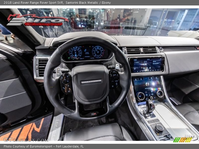 Santorini Black Metallic / Ebony 2018 Land Rover Range Rover Sport SVR