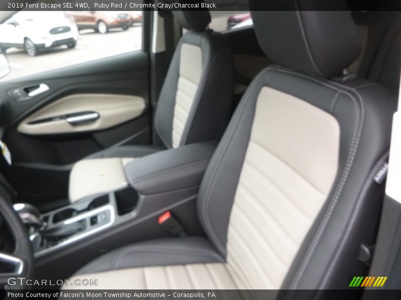 Ruby Red / Chromite Gray/Charcoal Black 2019 Ford Escape SEL 4WD