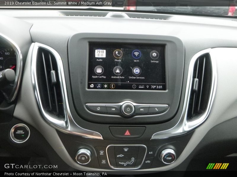 Summit White / Medium Ash Gray 2019 Chevrolet Equinox LS