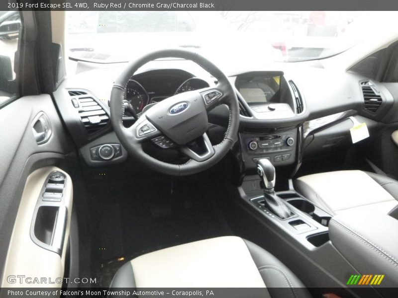 Ruby Red / Chromite Gray/Charcoal Black 2019 Ford Escape SEL 4WD
