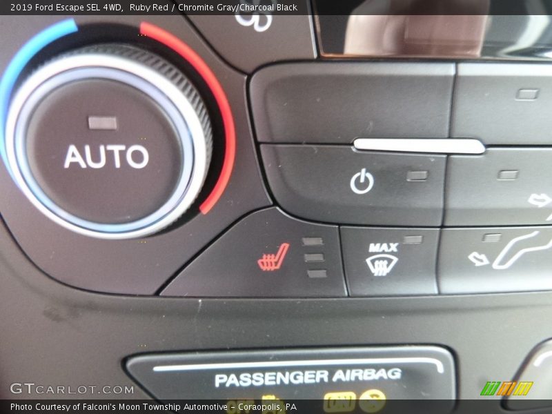 Ruby Red / Chromite Gray/Charcoal Black 2019 Ford Escape SEL 4WD