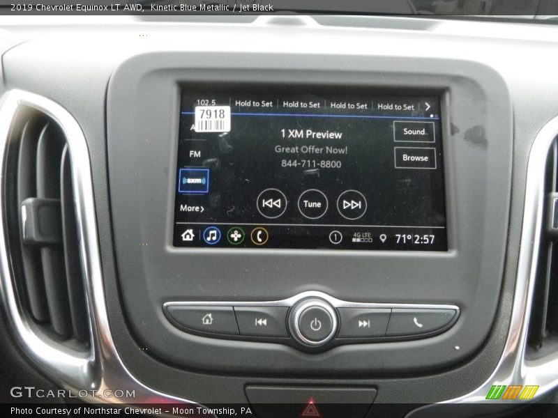 Kinetic Blue Metallic / Jet Black 2019 Chevrolet Equinox LT AWD