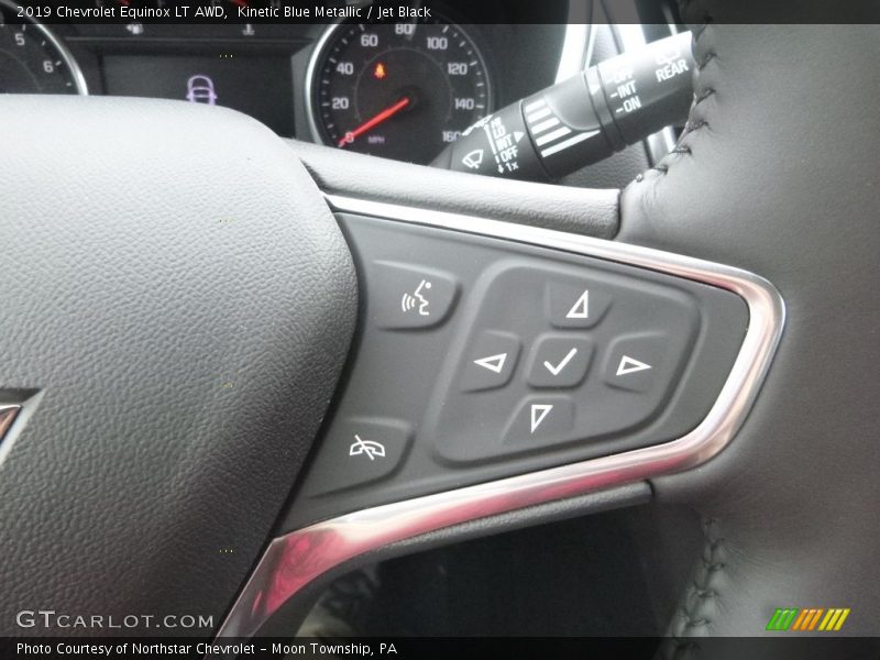 Kinetic Blue Metallic / Jet Black 2019 Chevrolet Equinox LT AWD