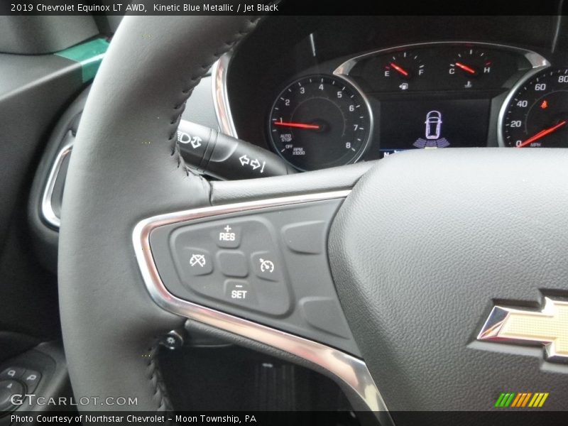 Kinetic Blue Metallic / Jet Black 2019 Chevrolet Equinox LT AWD