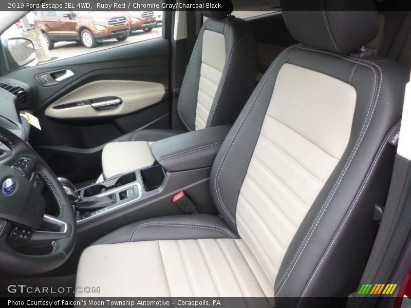 Ruby Red / Chromite Gray/Charcoal Black 2019 Ford Escape SEL 4WD