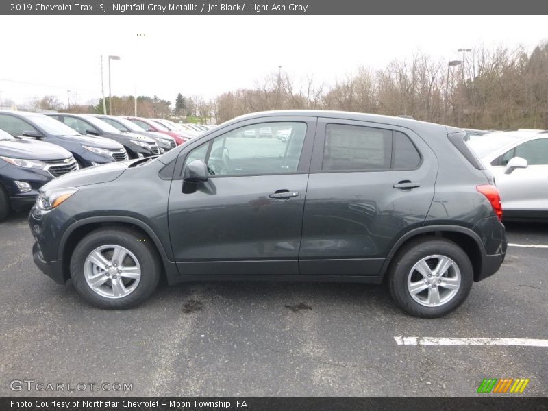 Nightfall Gray Metallic / Jet Black/­Light Ash Gray 2019 Chevrolet Trax LS