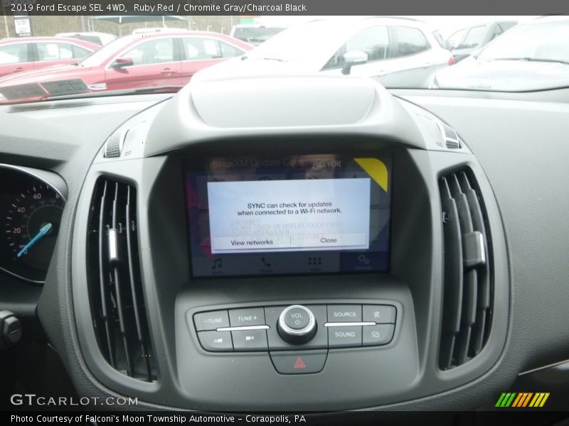 Ruby Red / Chromite Gray/Charcoal Black 2019 Ford Escape SEL 4WD