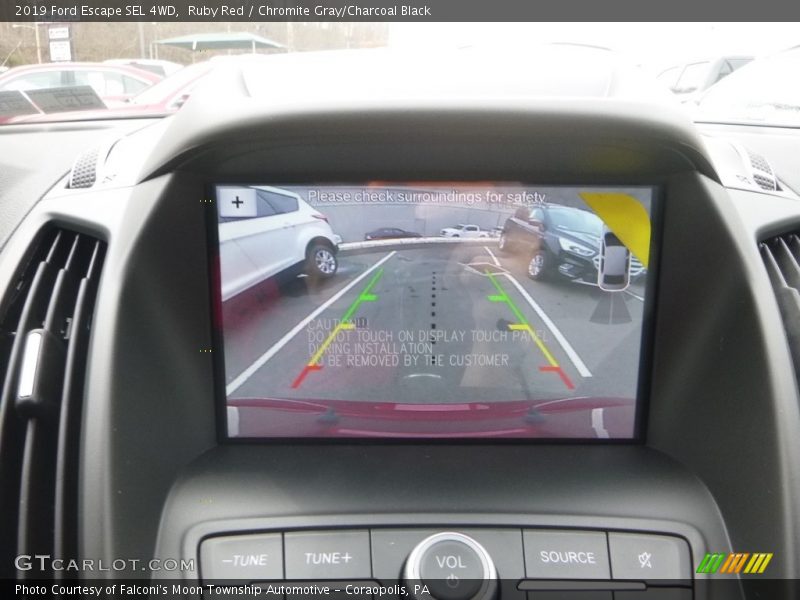 Ruby Red / Chromite Gray/Charcoal Black 2019 Ford Escape SEL 4WD