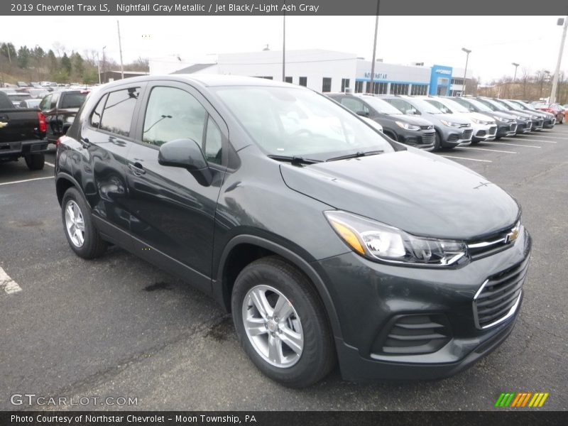 Nightfall Gray Metallic / Jet Black/­Light Ash Gray 2019 Chevrolet Trax LS