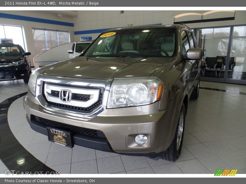 Mocha Metallic / Beige 2011 Honda Pilot EX-L 4WD