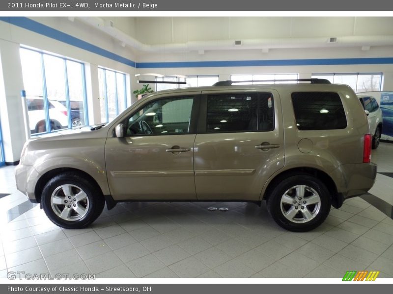 Mocha Metallic / Beige 2011 Honda Pilot EX-L 4WD