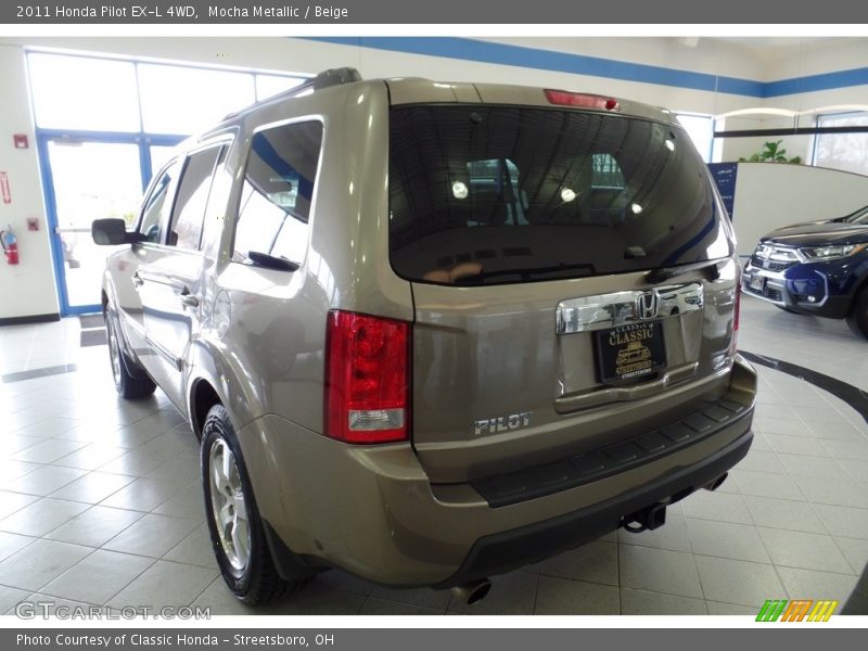 Mocha Metallic / Beige 2011 Honda Pilot EX-L 4WD