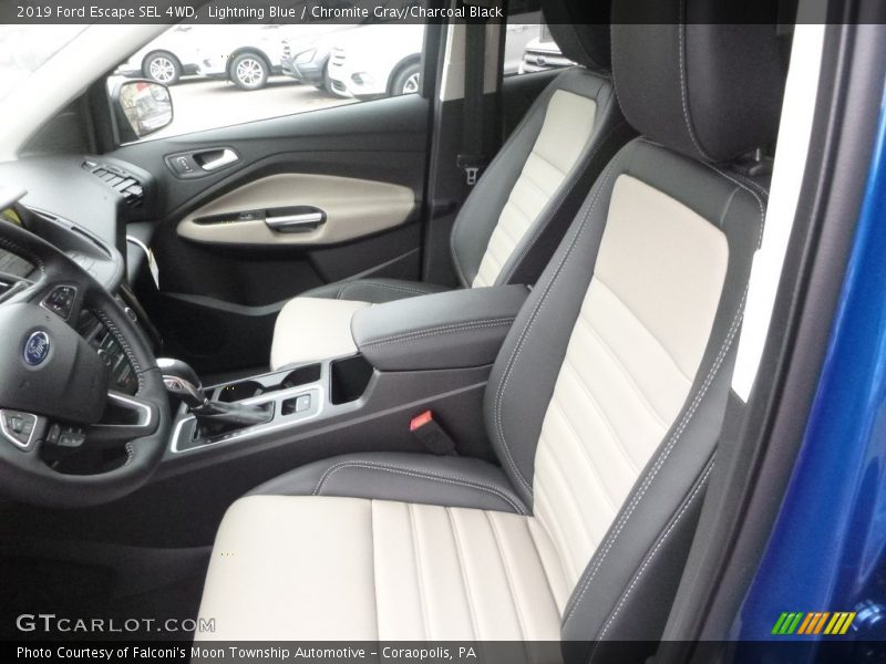 Lightning Blue / Chromite Gray/Charcoal Black 2019 Ford Escape SEL 4WD