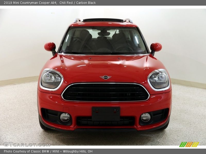 Chili Red / Carbon Black 2019 Mini Countryman Cooper All4