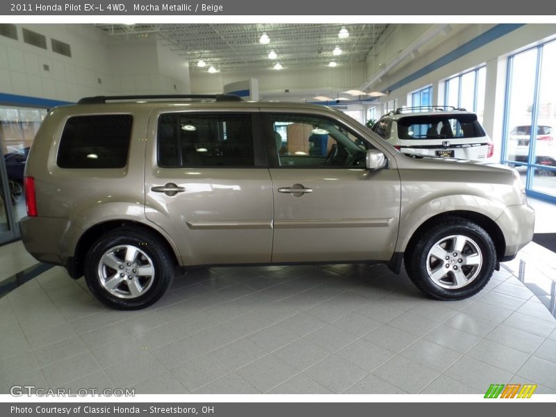 Mocha Metallic / Beige 2011 Honda Pilot EX-L 4WD