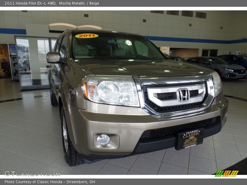 Mocha Metallic / Beige 2011 Honda Pilot EX-L 4WD