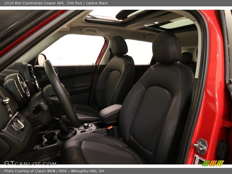 Chili Red / Carbon Black 2019 Mini Countryman Cooper All4