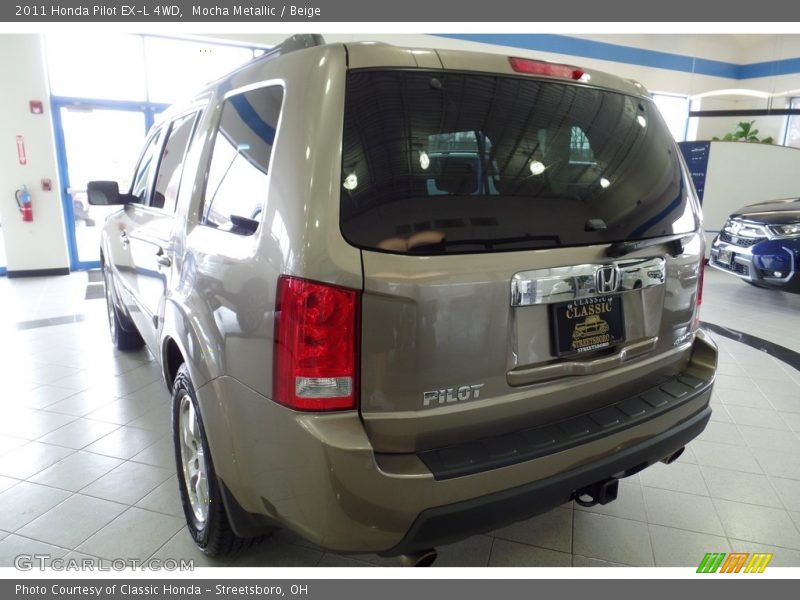 Mocha Metallic / Beige 2011 Honda Pilot EX-L 4WD