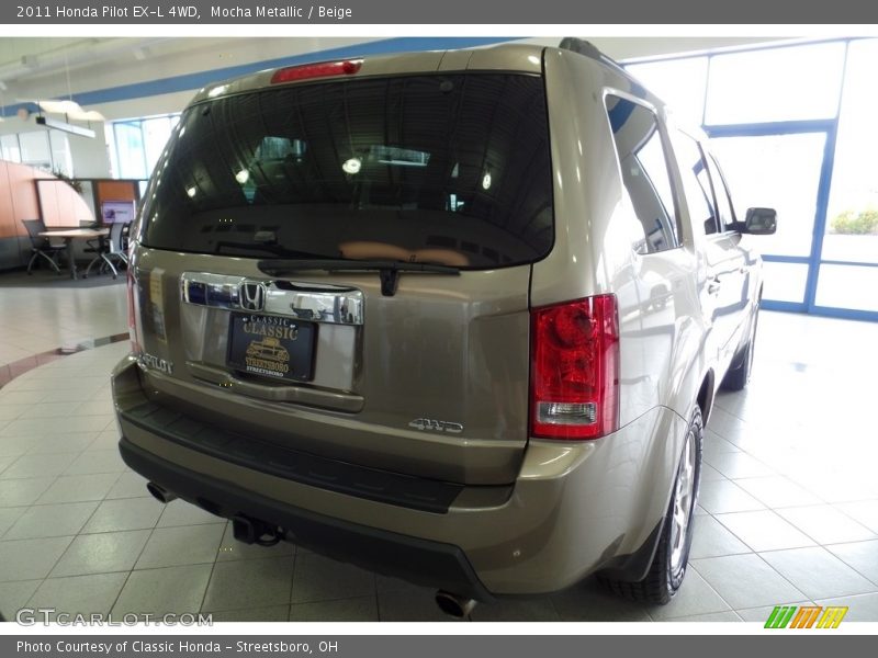 Mocha Metallic / Beige 2011 Honda Pilot EX-L 4WD
