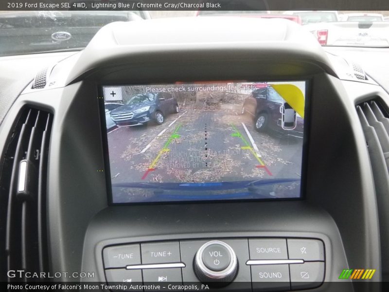 Lightning Blue / Chromite Gray/Charcoal Black 2019 Ford Escape SEL 4WD