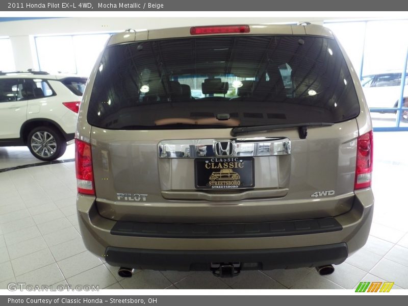 Mocha Metallic / Beige 2011 Honda Pilot EX-L 4WD
