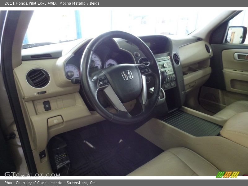 Mocha Metallic / Beige 2011 Honda Pilot EX-L 4WD