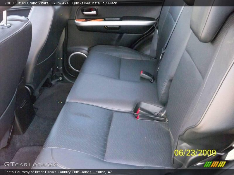 Quicksilver Metallic / Black 2008 Suzuki Grand Vitara Luxury 4x4
