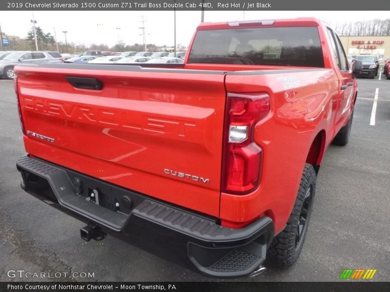 Red Hot / Jet Black 2019 Chevrolet Silverado 1500 Custom Z71 Trail Boss Double Cab 4WD