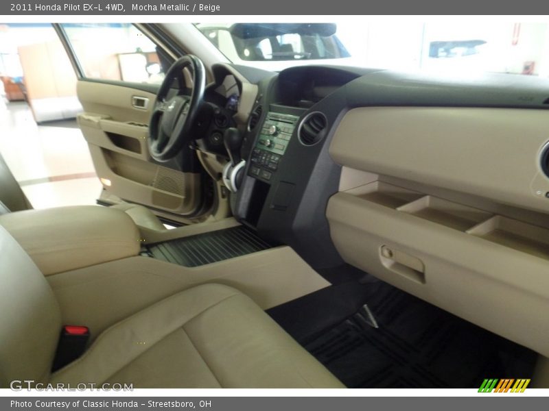 Mocha Metallic / Beige 2011 Honda Pilot EX-L 4WD