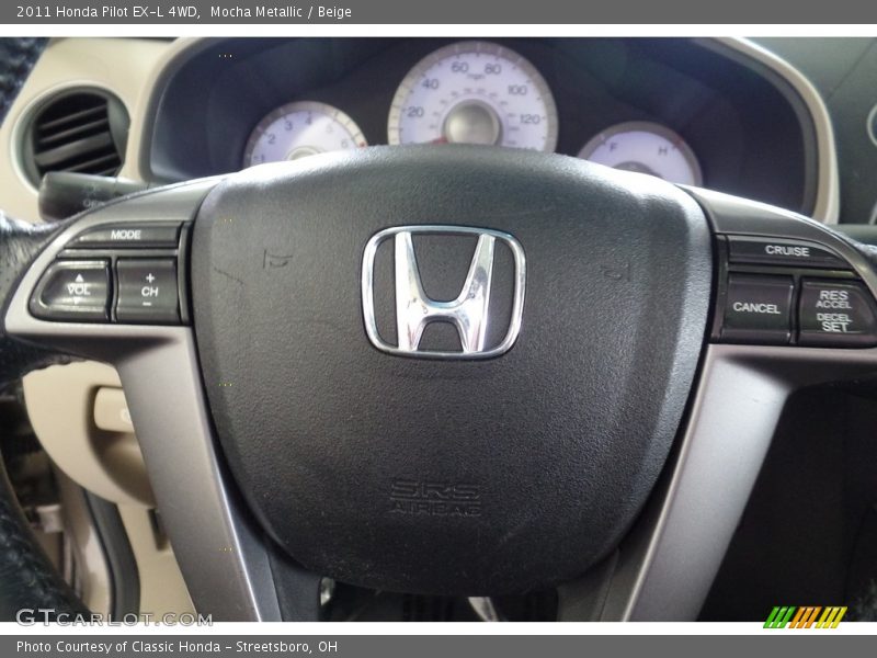 Mocha Metallic / Beige 2011 Honda Pilot EX-L 4WD