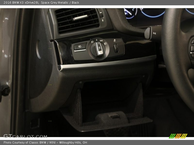 Space Grey Metallic / Black 2016 BMW X3 xDrive28i