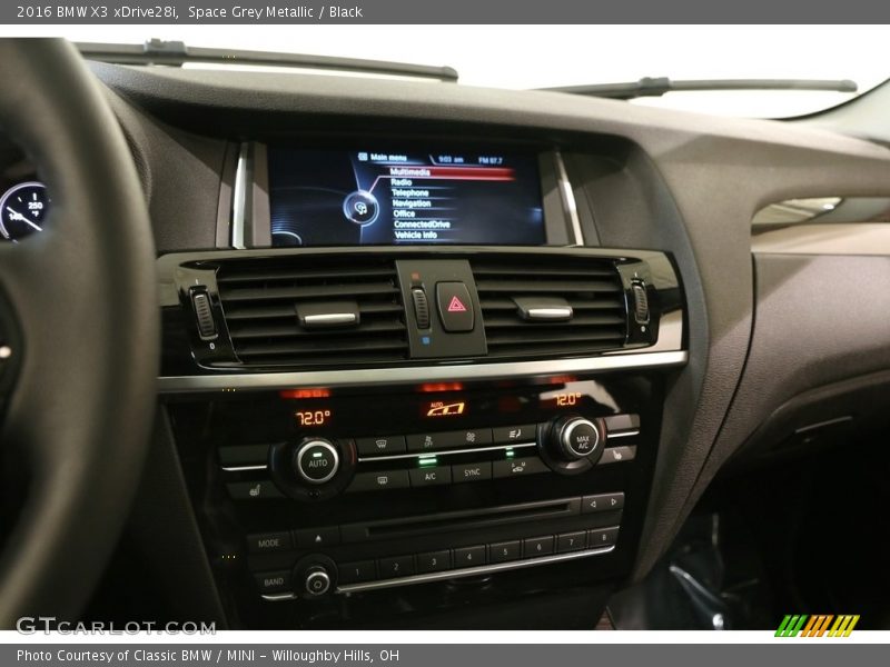 Space Grey Metallic / Black 2016 BMW X3 xDrive28i