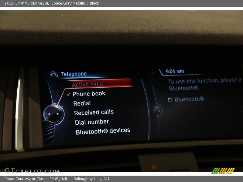 Space Grey Metallic / Black 2016 BMW X3 xDrive28i