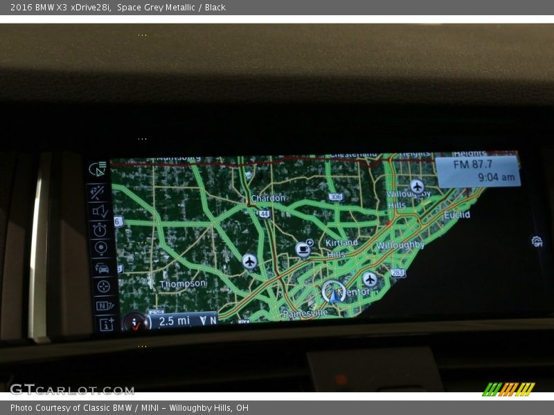 Space Grey Metallic / Black 2016 BMW X3 xDrive28i