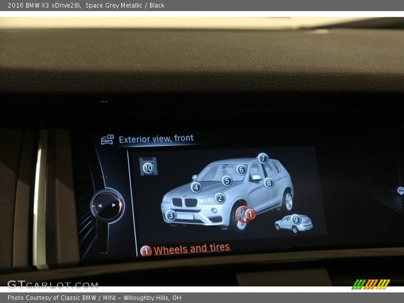 Space Grey Metallic / Black 2016 BMW X3 xDrive28i